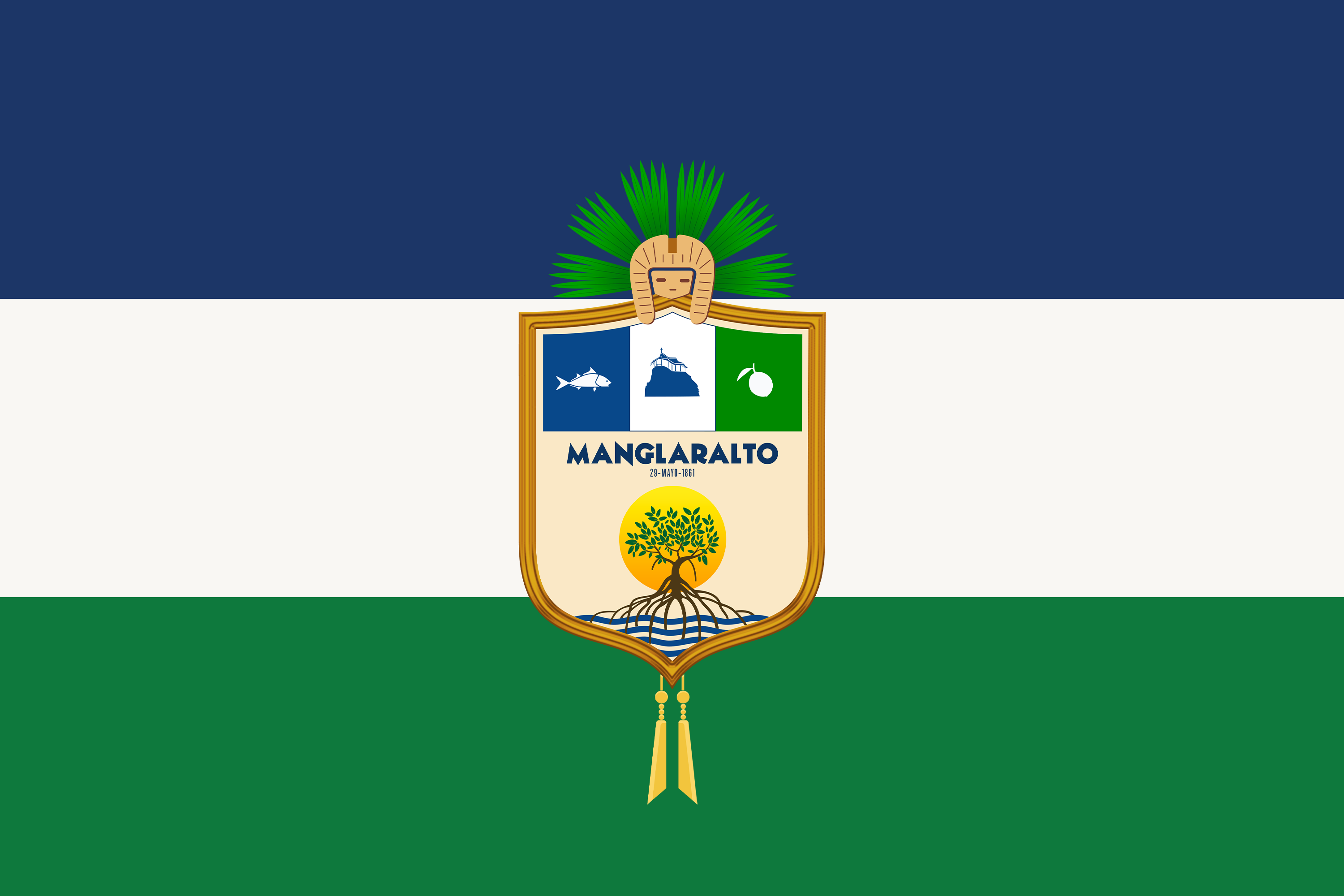 Bandera de Manglaralto